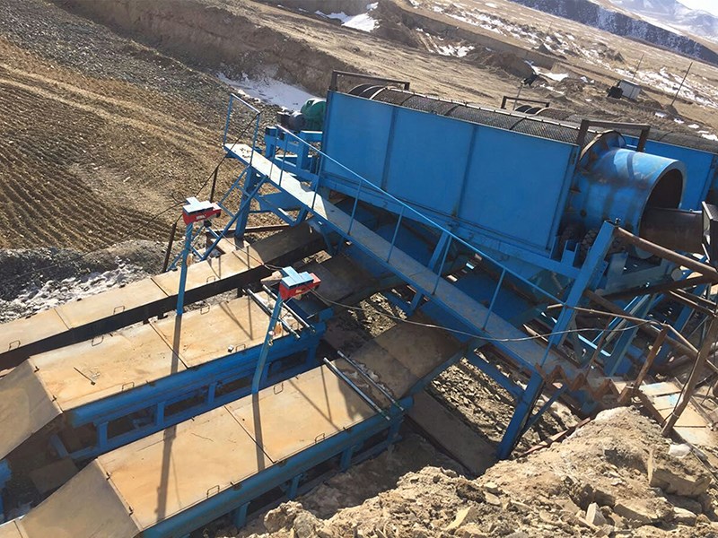 滾筒篩砂金設備